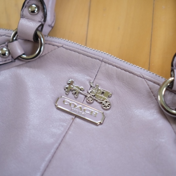 Y2K Coach Madison Pale Purple Leather Handbag Medium - Picture 2 of 11
